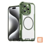 Tagakaaned Hurtel  Leading Series MagSafe Silicone Case for iPhone 16 Pro - Green 