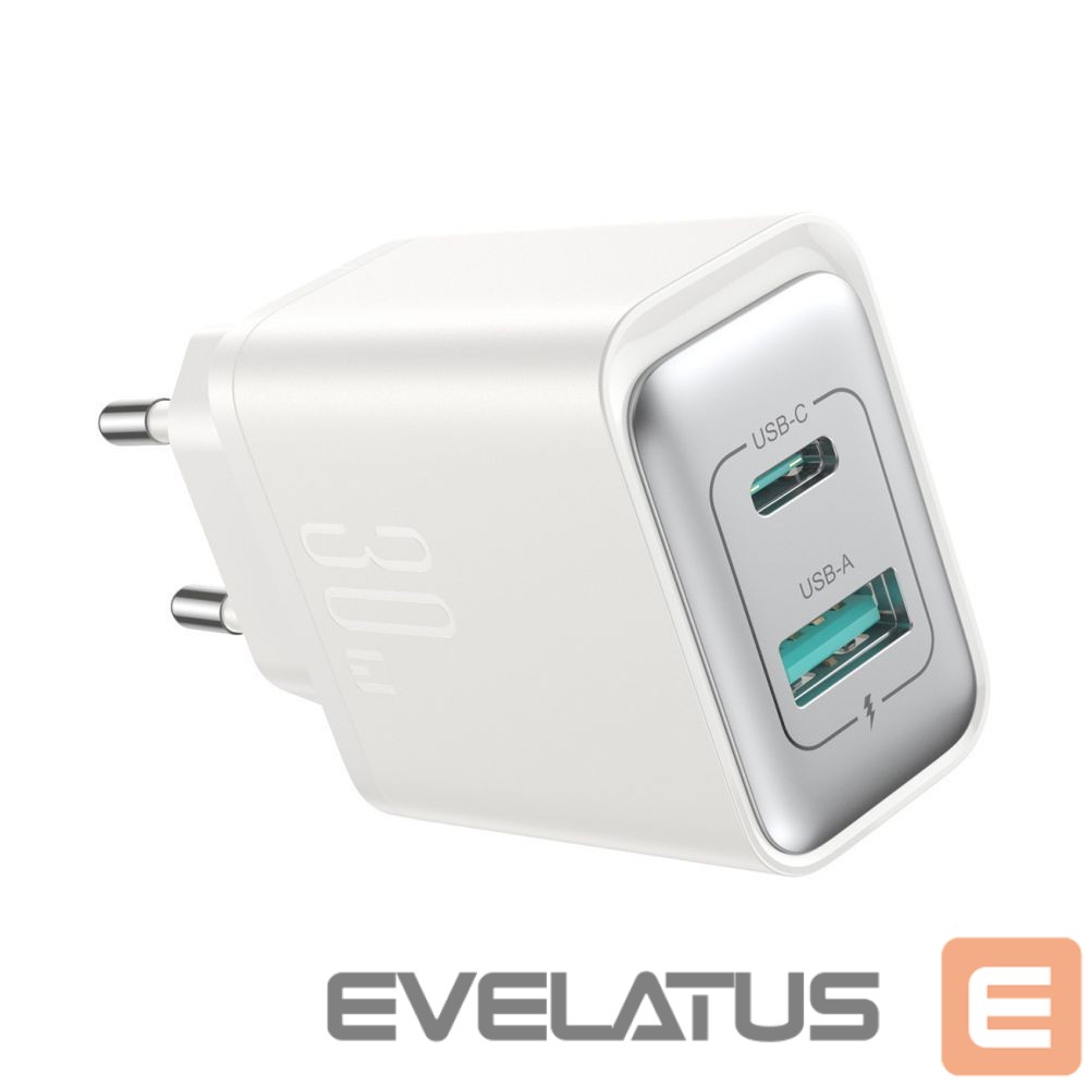 Adaptrid Joyroom Joyroom JR-TCF15 network charger USB-C / USB-A 30W - white
