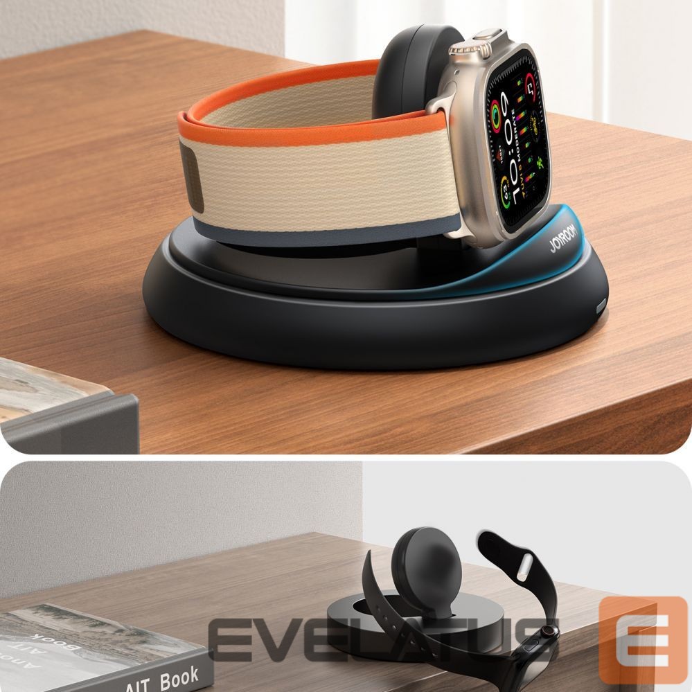 Adaptrid Joyroom Joyroom JR-W12 foldable inductive charger for Apple Watch - black