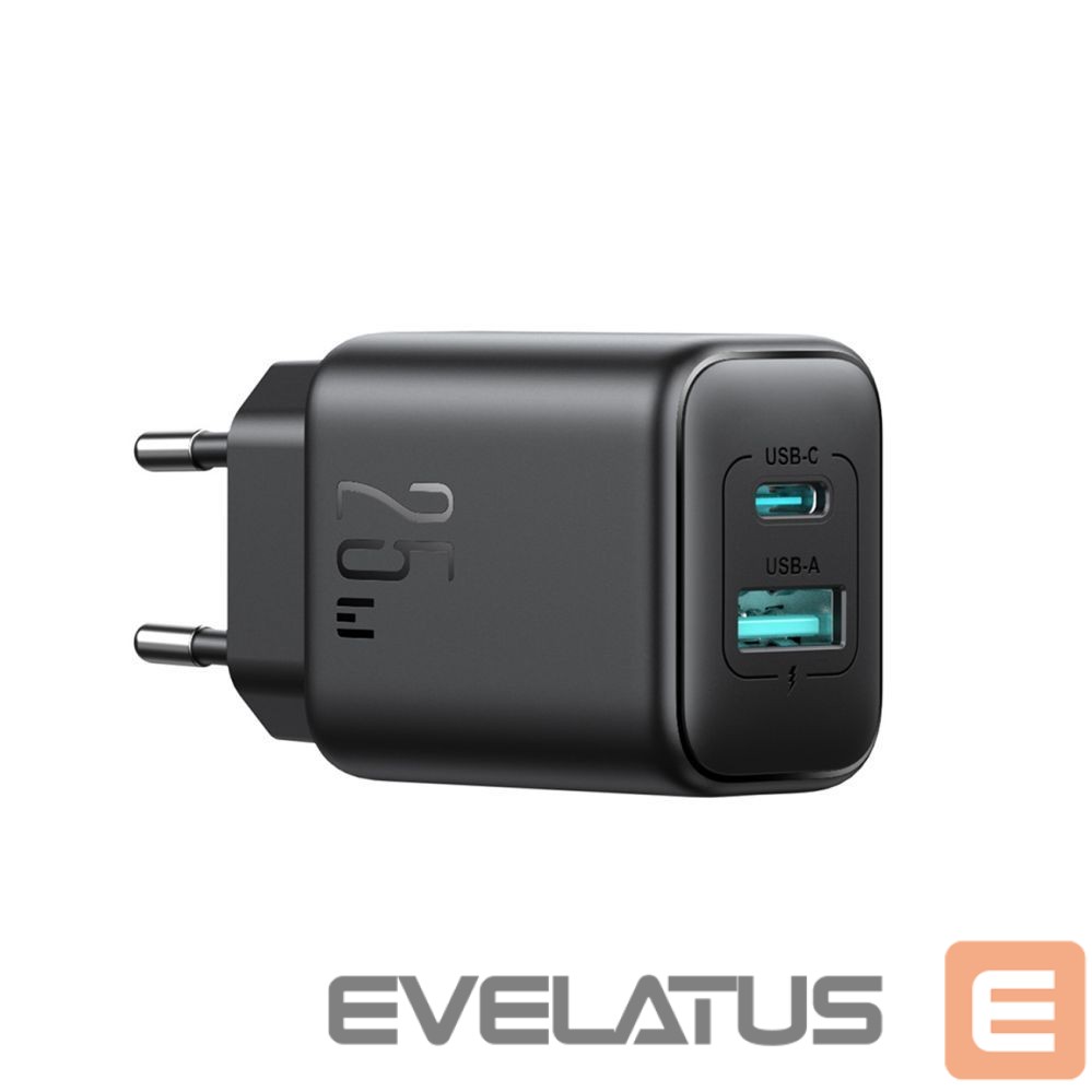 Adaptrid Joyroom Joyroom JR-TCF13 network charger USB-C / USB-A 25W SFC / PPS / PD - black