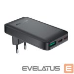 Adaptrid Acefast  Acefast A100 65W GaN 2 USB-C+ USB-A Charger Ultra Slim - Black 