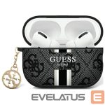 Muu telefoni lisavarustus Guess  Guess GUA2P4RPSK AirPods 1/2 cover black/black 4G Printed Stripes Charm 