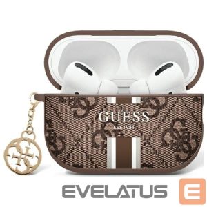Muu telefoni lisavarustus Guess  Guess GUA2P4RPSW AirPods 1/2 cover brown/brown 4G Printed Stripes Charm 