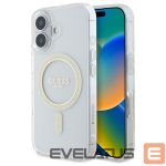 Muu telefoni lisavarustus Guess  Guess GUHMP16MHFGERET iPhone 16 Plus 6.7" transparent hardcase IML Glitter Circle MagSafe 