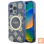Muu telefoni lisavarustus Guess  Guess GUHMP16XH4PYEEB iPhone 16 Pro Max 6.9" blue/blue hardcase IML Peony On 4G Background MagSafe 