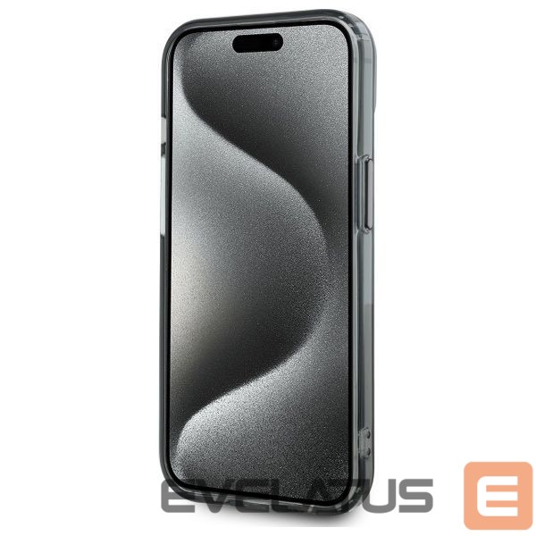 Muu telefoni lisavarustus Karl Lagerfeld Karl Lagerfeld KLHMP15SHLSCHK iPhone 15 6.1" black/black hardcase IML Metal Choupette Head MagSafe