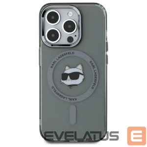 Muu telefoni lisavarustus Karl Lagerfeld  Karl Lagerfeld KLHMP15XHLSCHK iPhone 15 Pro Max 6.7" black/black hardcase IML Metal Choupette Head MagSafe 