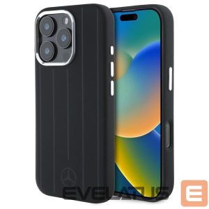 Muu telefoni lisavarustus Mercedes-Benz  Mercedes MEHMP16L23SUVSK iPhone 16 Pro 6.3" black/black hardcase Silicone Vertical Tonal Stripes MagSafe 