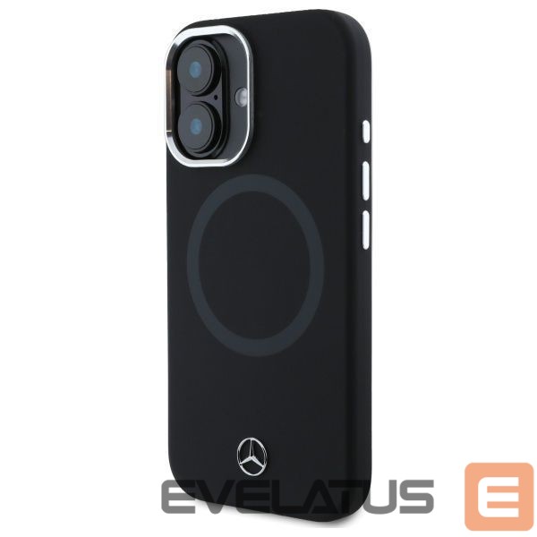 Muu telefoni lisavarustus Mercedes-Benz Mercedes MEHMP16S23SUTTK iPhone 16 6.1" black/black hardcase Silicone Tonal Logo MagSafe