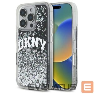 Muu telefoni lisavarustus DKNY  DKNY DKHCP16LLBNAEK iPhone 16 Pro 6.3" black/black hardcase Liquid Glitter Arch Logo 