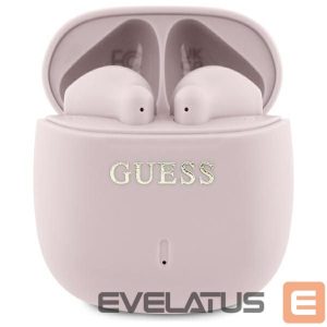 Muu telefoni lisavarustus Guess  Guess Bluetooth headphones GUTWSJ14ESGP TWS + docking station pink/pink Printed Classic Logo 
