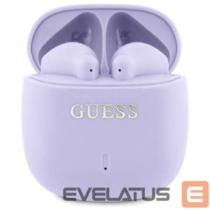 Muu telefoni lisavarustus Guess  Guess Bluetooth headphones GUTWSJ14ESGU TWS + docking station purple/purple Printed Classic Logo 