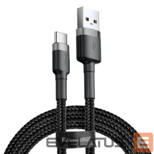 Kaabel Baseus  Baseus Cafule USB-A / USB-C QC 3.0 3A cable 0.5 m - black-gray 