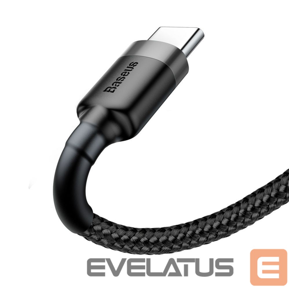 Kaabel Baseus Baseus Cafule USB-A / USB-C QC 3.0 3A cable 0.5 m - black-gray