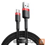 Kaabel Baseus  Baseus Cafule USB-A / USB-C QC 3.0 3A cable 1 m - black and red 