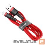 Kaabel Baseus  Baseus Cafule USB-A / Lightning 2.4A QC 3.0 cable 0.5 m - red 