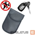 Muu Hurtel  Anti-theft case for car keys blocking radio waves Keyless Faraday Box cover Faraday cage 14 cm with 10 cm black 