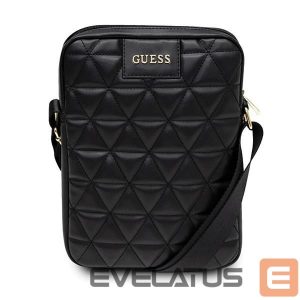 Universaal spordiümbris Guess  Guess Torba GUTB10QLBK 10" czarna/black Quilted Tablet Bag 