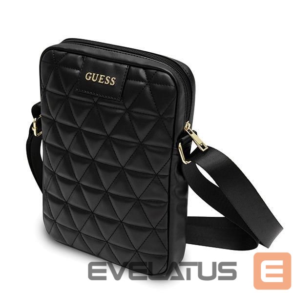 Universaal spordiümbris Guess Guess Torba GUTB10QLBK 10" czarna/black Quilted Tablet Bag