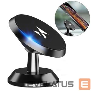 Automaatne hoidja Wozinsky  Wozinsky Magnetic Car Mount for Dashboard 360 Self-Adhesive Black (WMH-05) 