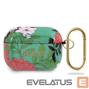 Tagakaaned Guess  Guess GUACAPTPUBKFL01 AirPods Pro cover green/green N.1 Flower Collection