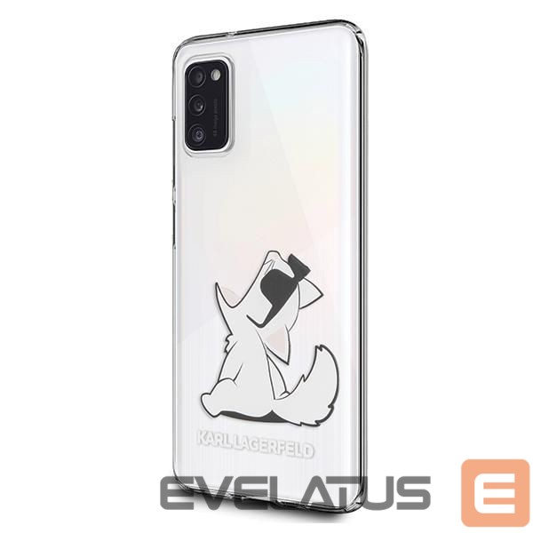 Tagakaaned Karl Lagerfeld Karl Lagerfeld Choupette Fun Case for Samsung A41 - Transparent