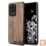 Tagakaaned Mercedes-Benz  Mercedes Wood Line Walnut Case for Samsung Galaxy S20 Ultra - Brown 