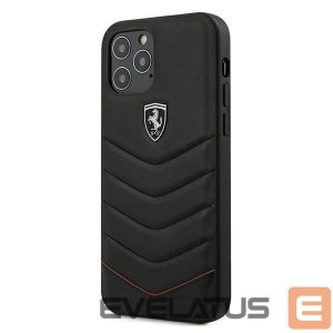 Tagakaaned Ferrari  Ferrari FEHQUHCP12LBK iPhone 12 Pro Max 6.7" black/black hardcase Off Track Quilted