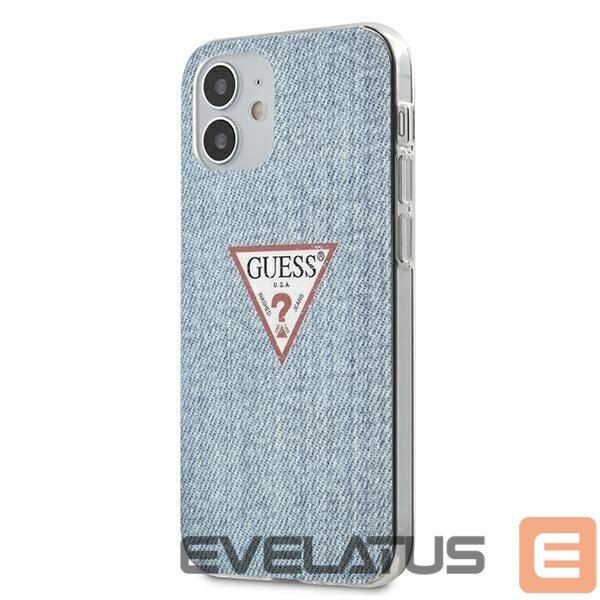 Tagakaaned Guess Guess GUHCP12SPCUJULLB iPhone 12 mini 5.4" blue/light blue hardcase Jeans Collection