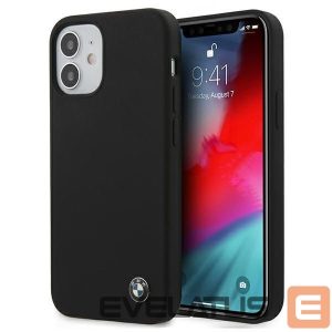 Tagakaaned BMW  BMW Silicone Signature Case for iPhone 12 mini - Black 