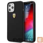 Tagakaaned Ferrari  Ferrari FESSIHCP12LBK iPhone 12 Pro Max 6.7" black/black hardcase On Track Silicone