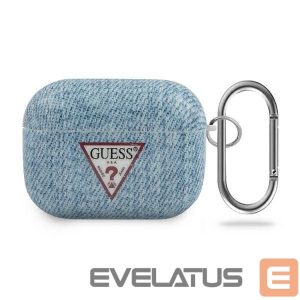 Tagakaaned Guess  Guess GUACAPTPUJULLB AirPods Pro cover blue/light blue Jeans Collection 