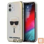 Tagakaaned Karl Lagerfeld  Karl Lagerfeld Iridescent Karl's Head Case for iPhone 12 mini - Multicolor 