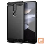 Tagakaaned Hurtel  Carbon Case Flexible Cover TPU Case for Nokia 2.4 black 