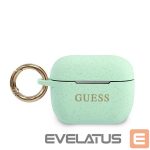 Tagakaaned Guess  Guess GUACAPSILGLGN AirPods Pro cover green/green Silicone Glitter 