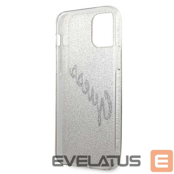 Tagakaaned Guess Guess GUHCP12SPCUGLSGO iPhone 12 mini 5.4" gold/gold hardcase Glitter Gradient Script