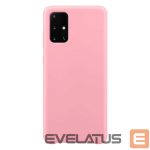 Tagakaaned Hurtel  Silicone Case Soft Flexible Rubber Cover for Samsung Galaxy A72 4G pink 