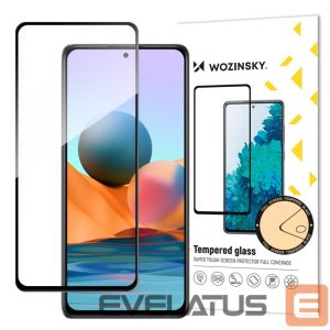 Kaitseklaasid Wozinsky  Wozinsky Super Durable Full Glue Full Screen Tempered Glass with Frame Case Friendly Xiaomi Redmi Note 12 Pro+ / Note 12 Pro / Note 12 5G / Note 12 / Xiaomi Redmi Note 10 Pro / Xiaomi 12T / 12 T Pro / Mi 11i / Mi 11T / Mi 11T Pro / POCO F3 / POCO X5 5G 