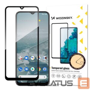 Kaitseklaasid Wozinsky - Wozinsky super durable Full Glue tempered glass full screen with frame Case Friendly Nokia G20 black 