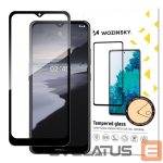 Kaitseklaasid Wozinsky  Wozinsky Tempered Glass Full Glue Super Tough Screen Protector Full Coveraged with Frame Case Friendly for Nokia 2.4 black 
