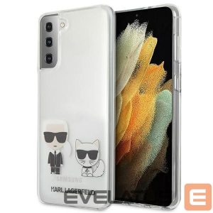 Tagakaaned Karl Lagerfeld  Karl Lagerfeld Karl&Choupette Case for Samsung Galaxy S21+ - Transparent 