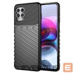 Tagakaaned Hurtel  Thunder Case Flexible Tough Rugged Cover TPU Case for Motorola Moto G100 / Edge S black 