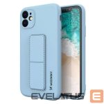 Tagakaaned Wozinsky  Wozinsky Kickstand Case Silicone Case with Stand for Samsung Galaxy A22 4G Light Blue 