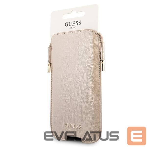 Tagakaaned Guess Guess Handbag GUHCP12MSAPSLG 6.1" gold/gold Saffiano