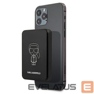Väline aku Karl Lagerfeld  Karl Lagerfeld 3000mAh Inductive Powerbank with MagSafe - Black 