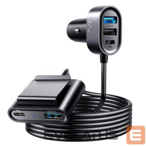Adaptrid Joyroom  Joyroom car charger 2xPD + 2xQC3.0 72W 1.5m black (JR-CL05) 