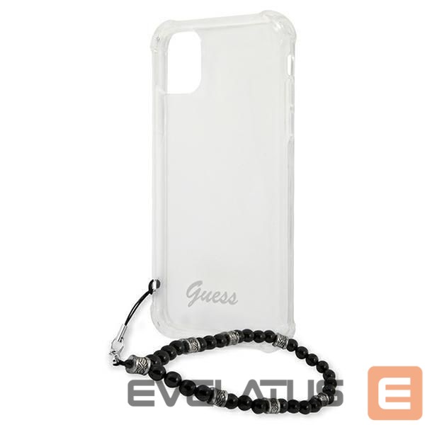 Tagakaaned Guess Guess GUHCP12LKPSBK iPhone 12 Pro Max 6.7" Transparent hardcase Black Pearl