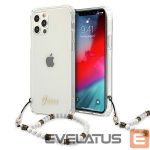 Tagakaaned Guess  Guess GUHCP12MKPSWH iPhone 12/12 Pro 6.1" Transparent Hardcase White Pearl 