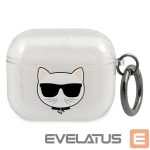 Tagakaaned Karl Lagerfeld  Karl Lagerfeld KLA3UCHGS AirPods 3 cover srebrny/silver Glitter Choupette 