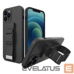 Tagakaaned Hurtel - Rope case Gel case with a chain lanyard bag lanyard iPhone 11 Pro black 